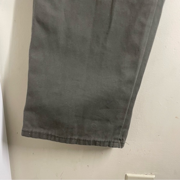 Dickies Relaxed Fit Heavyweight Duck Carpenter Pants Olive Green size 38x32 - Picture 8 of 13